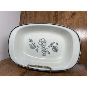 Versatone By Noritake Bristol Oval Serving Bowl Japan